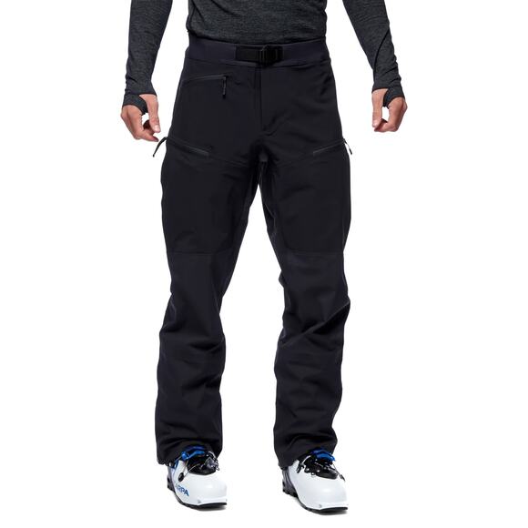 Black Diamond Dawn Patrol Hybrid Ski Pants Mens Black Large *Recco Avalanche NEW - Picture 1 of 6